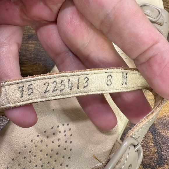 SAS Size 8 Sandals Duo Quarter Strap Narrow Width Tripad Comfort Warm Stone Tan - Picture 9 of 14